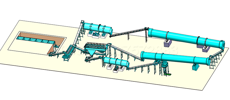 Project On Organic Fertilizer Production Line From Solid Waste