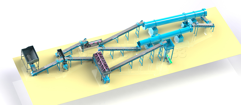 SEEC Chicken Manure Production Line for your Poultry Farm