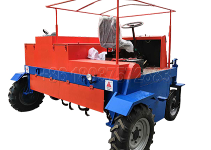 Self-Propelled Compost Turner For Garden Waste Composting