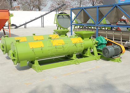 Solid waste fertilizer pellet machine